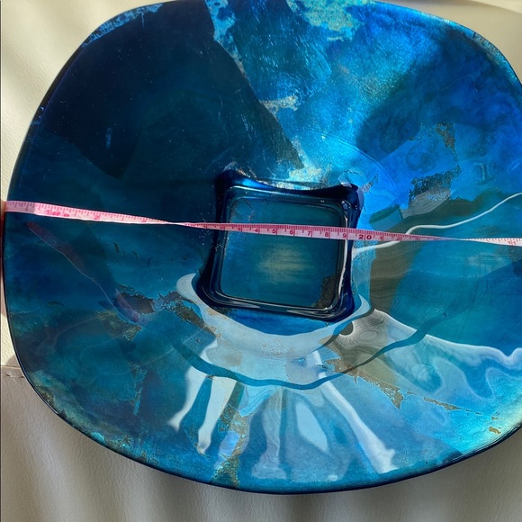 💕Host Pick💕 Abstract Glass Decorative Plate - Picture 5 of 11